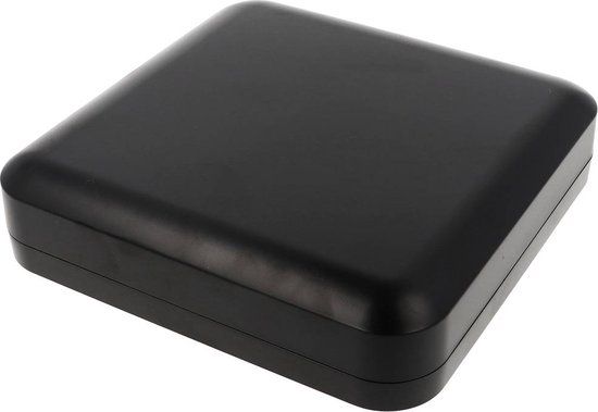 Hammond Electronics 1556HBK Universele behuizing – 200 x 200 x 45 mm – ABS kunststof – Brandvertragend – Zwart