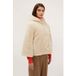 Motivi Cape Teddy Réversible Avec Capuche Beige