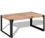 Maisons du Monde Maison Exclusive - Salontafel massief acaciahout, 100x60x45 cm