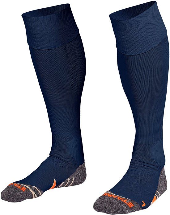 Stanno Uni II Voetbal Sokken Sportsokken - Maat 45-48 - blauw/grijs/oranje