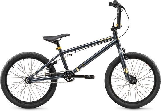 s'cool XtriX 40 BMX Fiets - 20 inch - Grijs - Unisex