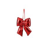 Mica Decorations décoration de sapin - nœud papillon 15cm en polyester, couleur rouge 1 pièce