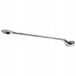 Draper Platte Ring Dopsleutel Gebogen 9mm DIN3113 Chroom-Vanadium