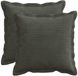 vidaXL Kussensloop HOUTEN Antraciet 50 x 50 cm corduroy (2 stuks)