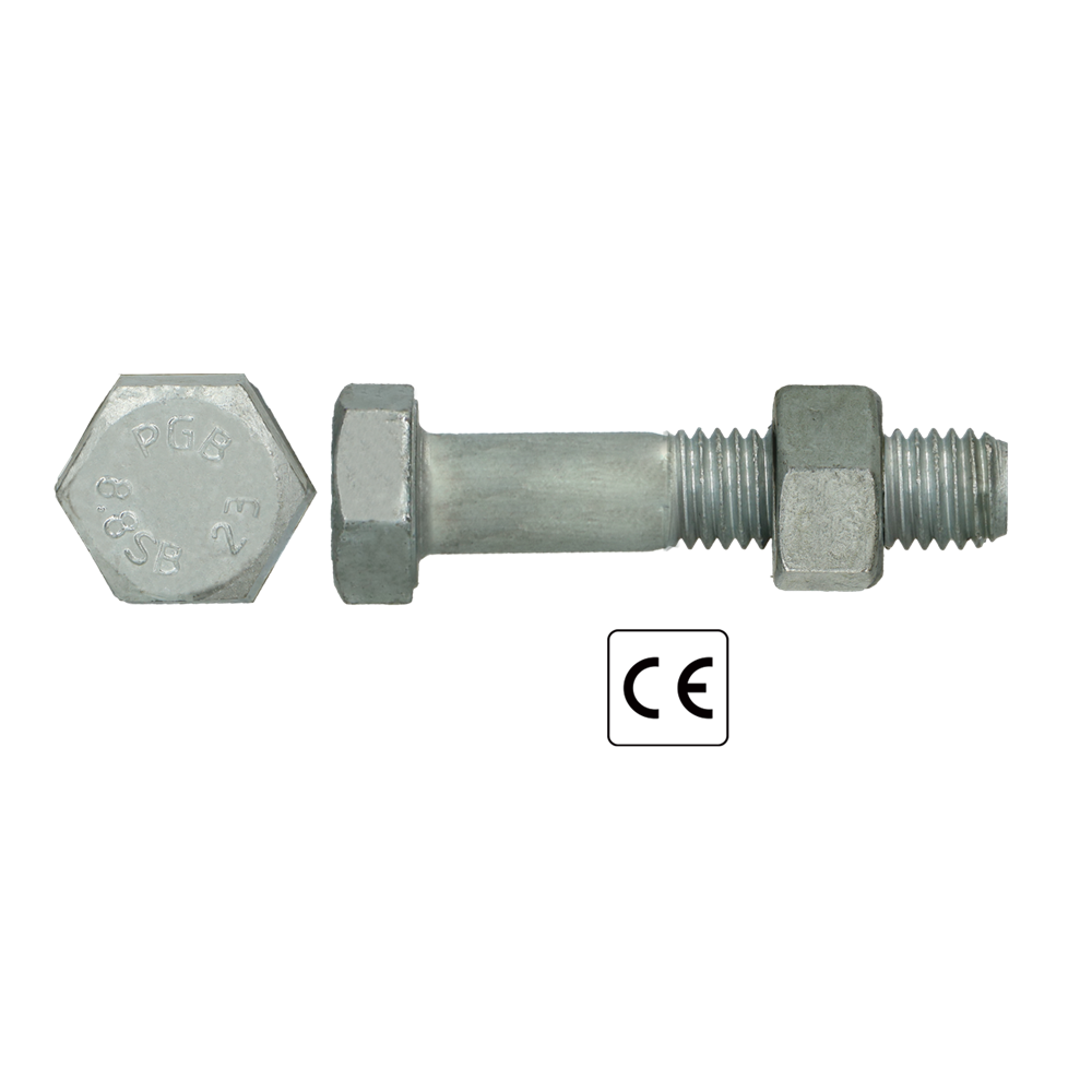 pgb-Europe PGB-FASTENERS SB-bout CE 8.8 EN15048-1 M30x220 Tvz | 10 st