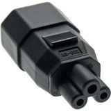 Microconnect PEA0408 C14 naar C5 Adapterkabel Zwart