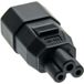 Microconnect PEA0408 C14 naar C5 Adapterkabel Zwart