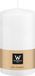 Wiedemann Bougie cylindrique/bougie pilier - blanc - 13 x 7 cm - 52 heures de combustion - bougies pilier