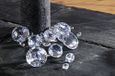 Riffelmacher 68804 decoratie diamanten strooidecoratie voor Kerstmis party bruiloft doop 500 gram, helder