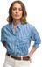 Superdry Poplin Relaxed Fit Overhemd Met Lange Mouwen Blauw XL Vrouw