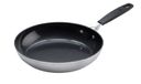 Masterpro BGEU-3768 Poêle multifonction Ronde Noir, Inox