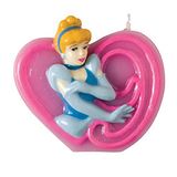 Cupcake-vormpjes Procos/JT-Lizenzen Disney Princess taartkaars nummer 9