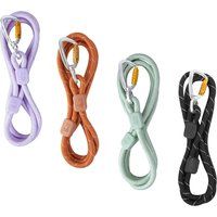 Woolly Wolf Rope Leash - Black