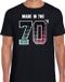 Shoppartners Bv Seventies t-shirt - shirt made in the 70s - geboren in de jaren 70 - noir - pour hommes - Disco - vêtements de fête XXL