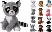 Tender Toys Merkloos Pluche wild dier 20x18x25cm