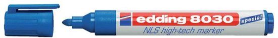 edding Viltstift 8030 nls high-tech 1.5-3mm blauw | 10 stuks