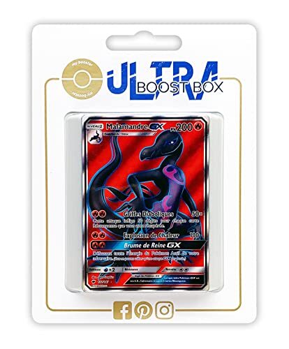 my-booster Malamandre-GX (Salazzle-GX) 132/147 Full Art - Ultraboost X Soleil & Lune 3 Ombres Ardentes - Doos met 10 Franse Pokemon kaarten