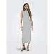 Only Betty Lange Jurk Zonder Mouwen Grijs M Vrouw