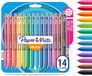 Paper Mate InkJoy-gelpennen | Medium punt (0,7 mm) | Diverse kleuren | 14 stuks