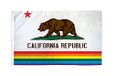 AZ FLAG California Rainbow Flag 150x90 cm Polyester 100D 2 Rings