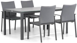 Lifestyle Garden Furniture Rome/Varano 160 cm dining tuinset 5-delig