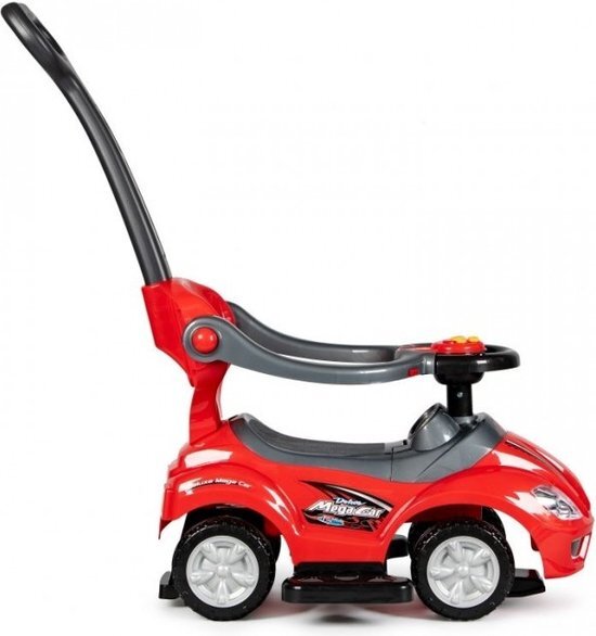 Viking Choice Loopwagen - met duwstang - rood - 45,5x60x85 cm - Kunststof - 18+ maanden
