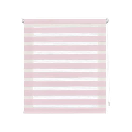 Decorblind Dubbellaags Rolgordijn - 47x180 cm - Roze
