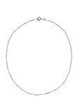 Gaya Necklace Koper 34 cm Zilver Kleur Vrouwen Volwassenen