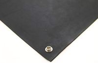 RS PRO Vloer ESD-mat zwart voor vloer, 3 mm x 600 mm x 1,2 m