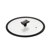 Moneta Deksel Rond Zwart, Transparant 30 cm