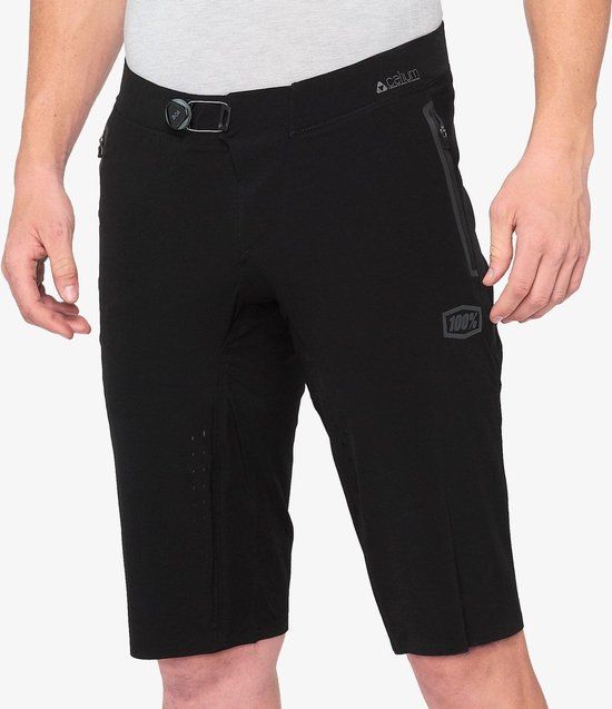 100% Celium Enduro/Trail Korte Broek Heren - black - Maat XXL