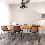 Westinghouse Lighting Welford 137 cm plafondventilator met LED-verlichting en afstandsbediening, weerbestendig brons