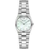 Bulova 96L353 Dames Polshorloge Kwarts Zilverkleurig Groen/Paars