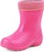 Ladeheid LA-KL-050 Bottes de pluie enfant - Caoutchouc - avec chausson intérieur - EVA - Chausson intérieur lavable - Rose - 32