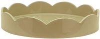 Addison Ross Dienblad Cappuccino Sint-jakobsschelp rond 20cm