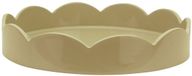 Addison Ross Dienblad Cappuccino Sint-jakobsschelp rond 20cm