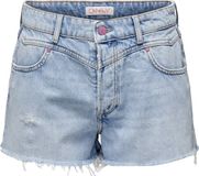 ONLY - ONLVALLY HW WESTERN DNM SHORTS CRO Dames Bermuda shorts Blauw M