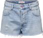ONLY - ONLVALLY HW WESTERN DNM SHORTS CRO Dames Bermuda shorts Blauw M