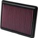 K&N filtre de remplacement adapté pour Honda Accord 3.5 2008-2012 / Honda Crosstour 3.5 2010-2015 (33-2403)