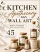 Kitchen Wall Art Ready to Frame Art Collection: Instant Herbs and Spices Art Apothecary Prints - Cut Out Art