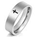 LGT JWLS LGT Jewels Stalen mannen ring Zwart Kruis-21.5mm