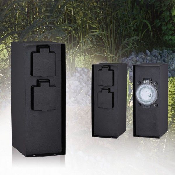 Paulmann Rio Contactdooszuil Outdoor Antraciet 3.65W IP44