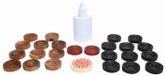 GICO Carromstenen, complete set, MB Economy Class - eenvoudige, functionele speelstenen - 2101