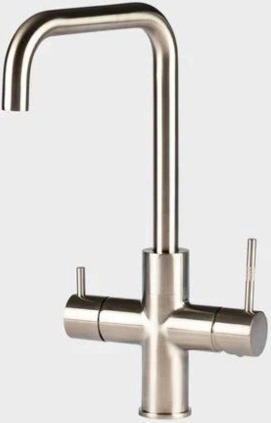 Unito ACE BOIL - 3-in-1 kokend waterkraan - RVS - U-uitloop - 4.4 Liter boiler