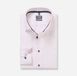 Olymp Luxor Chemise Rose Rayé Coupe Normale Col Semi-Italien