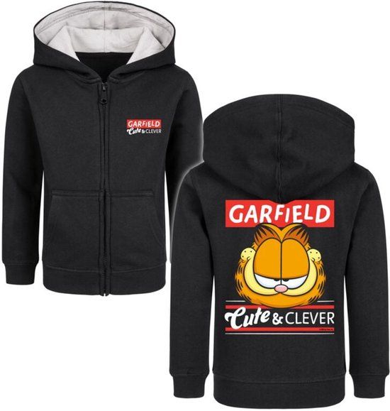 Garfield Metal-Kids - Cute & Clever Kinder vesten zwart Biologisch katoen