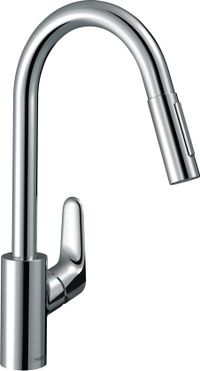 Hansgrohe Focus M41 Keukenmengkraan - Chroom - Met Uittrekbare Vuistdouche
