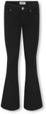 ONLY KOGROYAL LIFE REG FLARED PIM600 - Meisjes Jeans - Maat 152 - Black Denim