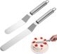 Unyqoos® Set de deux couteaux à tarte et spatule en acier inoxydable