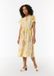 comma - female - Chiffon jurk met een bateau halslijn en plooitjes